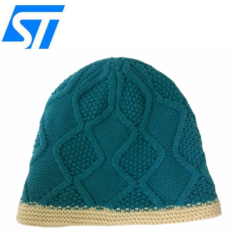 Wholesale Custom High Quality 100%Acrylic knitted Beanie with customized Embroidery/Print Logo