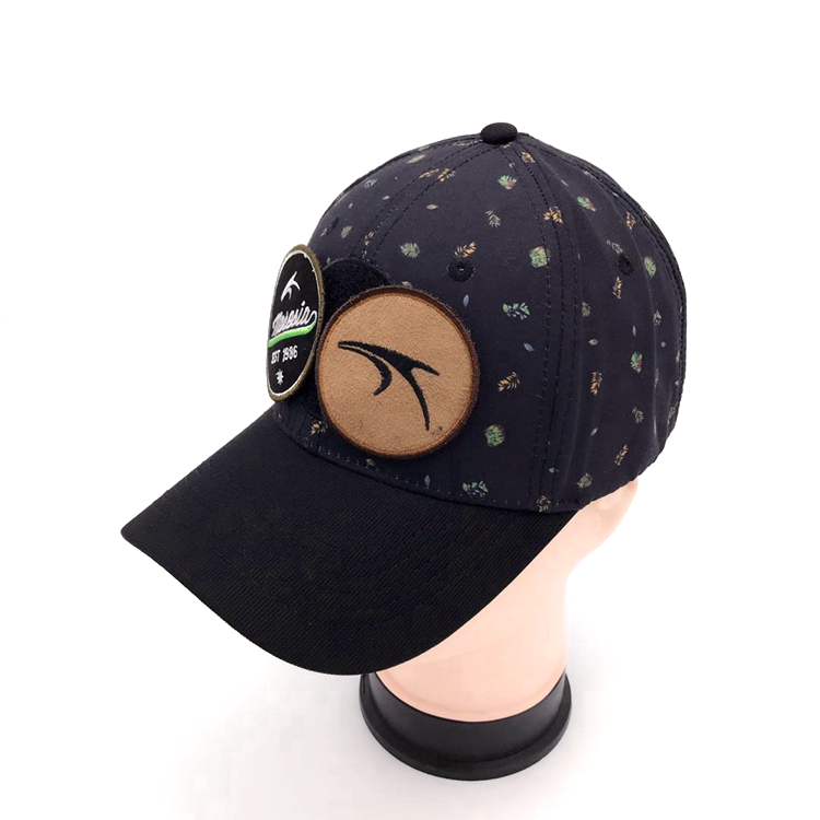 Wholesale Custom High Quality 6 panel constructured/Unstructured baseball cap with customized Embroidery/Print Logo