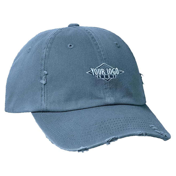 Wholesale Custom High Quality Adult Destressed Cap with customized Embroidery/Print Logo