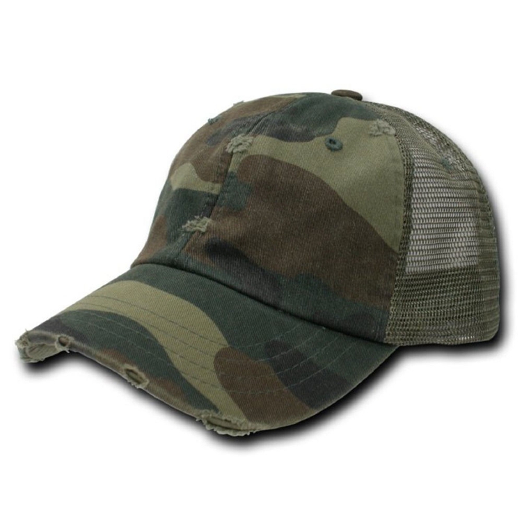 Wholesale Custom High Quality Adult Destressed Cap with customized Embroidery/Print Logo