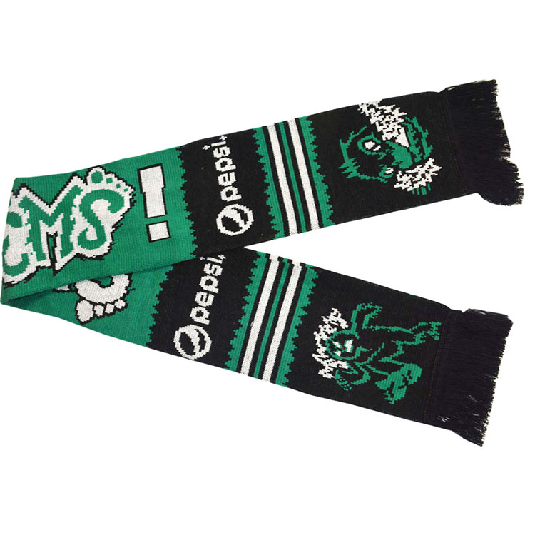 Premium Custom Jacquard Scarf for football Clubs with Custom Sizes