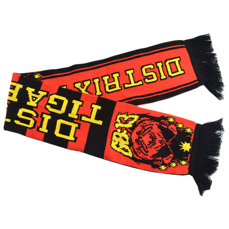 Premium Custom Jacquard Scarf for football Clubs with Custom Sizes