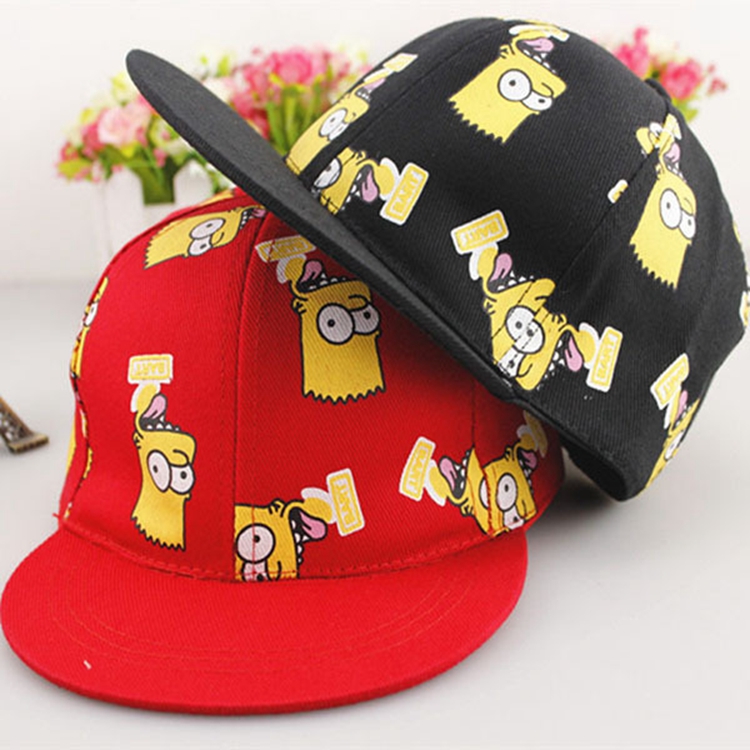 OEM Custom high quality print Fashion Fitted Hip Hop Hat Wholesale Flat Brim Snapback Cap
